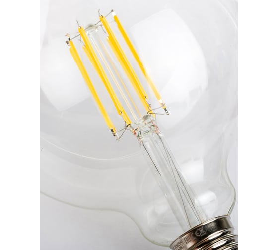 Лампа Uniel LED-G125-15W/4000K/E27/CL PLS02WH Форма шар, прозрачная UL-00004861