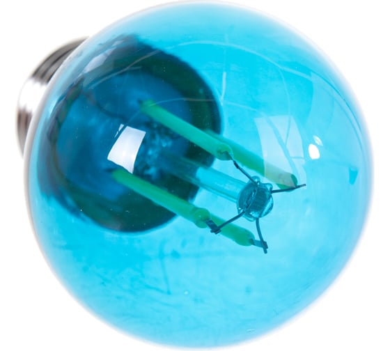 Лампа Uniel LED-G45-5W/BLUE/E27 GLA02BL Форма шар UL-00002990