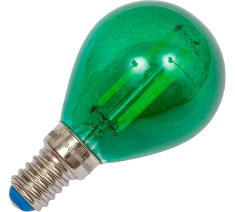 Лампа Uniel LED-G45-5W/GREEN/E14 GLA02GR светодиодная, форма шар UL-00002987