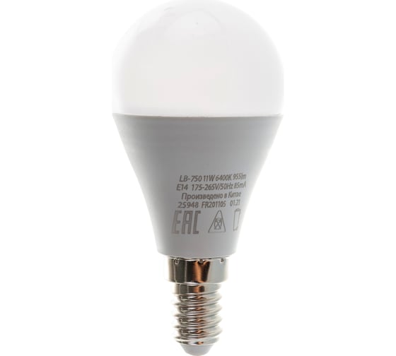 Светодиодная лампа FERON 11W 230V E14 6400K, LB-750 25948