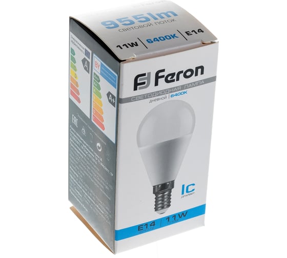 Светодиодная лампа FERON 11W 230V E14 6400K, LB-750 25948