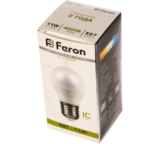 Светодиодная лампа FERON 11W 230V E27 4000K, LB-750 25950