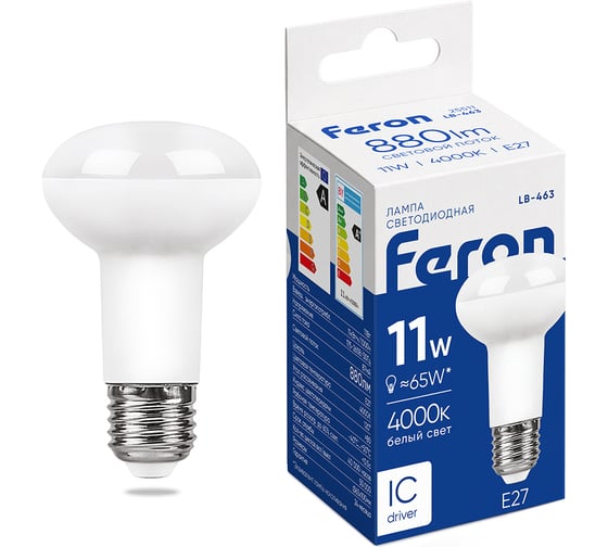 Светодиодная лампа FERON 11W 230V E27, 4000K, LB-463 25511