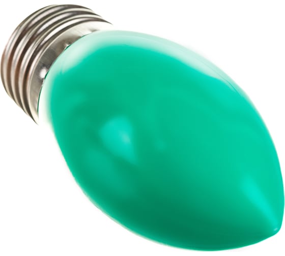 Светодиодная лампа FERON 1W 230V E27 зеленый, LB-376 25926