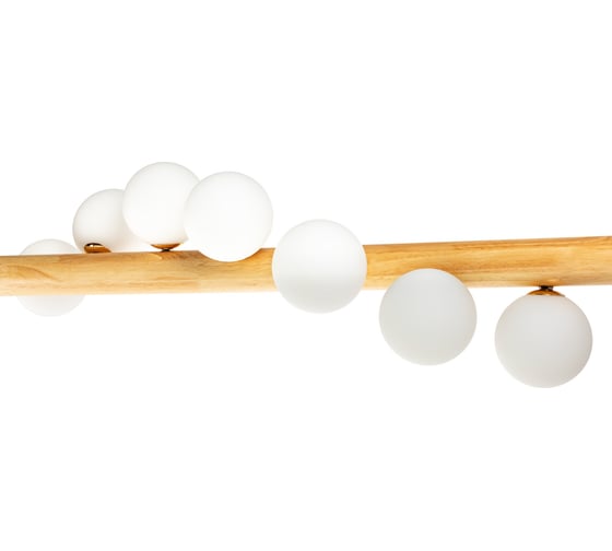 Подвесная люстра RITTER RACEMO, 1200x300, 7хG9, дерево, 52615 5