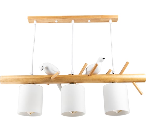 Подвесная люстра RITTER BIRDIE, 780x1000, 6м, 3хЕ27, дерево, 52440 3
