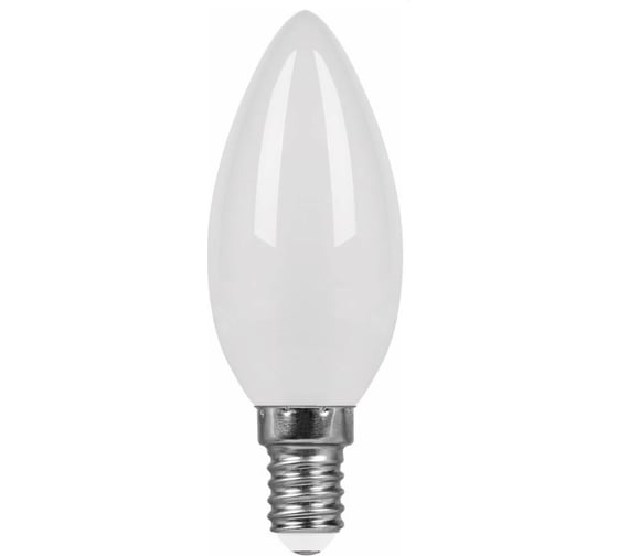 Светодиодная лампа FERON 5W 230V E14 4000K матовая, LB-58 25648