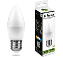 Светодиодная лампа FERON 5W 230V E27 4000K, LB-72 25765