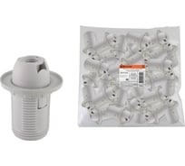 Патрон TDM ELECTRIC Е14 с кольцом, термостойкий пластик, белый, Б/Н SQ0335-0033