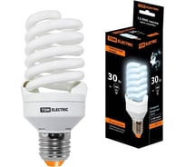 Энергосберегающая лампа TDM КЛЛ-FST2-30 Вт-4000 К–Е27 КОМПАКТ 55х126 мм SQ0323-0194