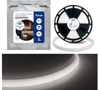 Светодиодная термостойкая неоновая лента FERON 180SMD2835m 14,4Wm 12V 5m IP68 ,4000К, LS651 32187 15928628