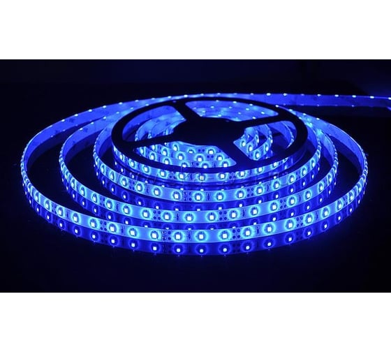 Светодиодная лента TDM SMD5050-60-54-12-144-BL 60LED/м, IP54, 12В, 14,4Вт, синий, SQ0331-0070 1
