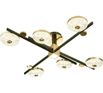 Потолочный светильник ESCADA 10219/6 LED*78W Black/Gold 10219/6LED