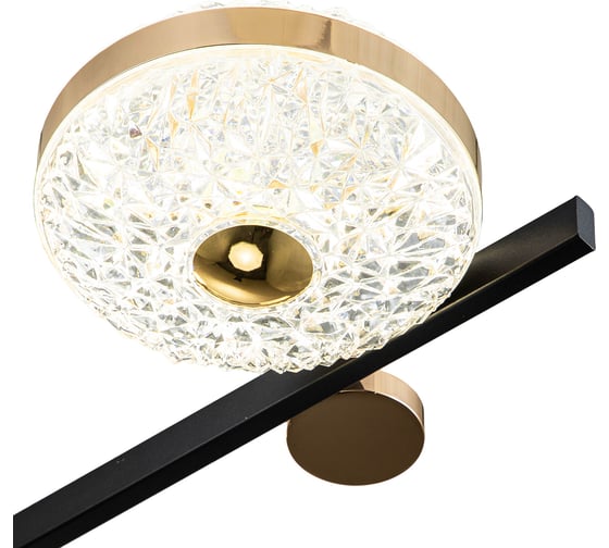 Потолочный светильник ESCADA 10219/6 LED*78W Black/Gold 10219/6LED
