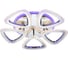 Потолочный светильник ESCADA 10221/5 LED*60+18W Chrome 10221/5LED BL 3