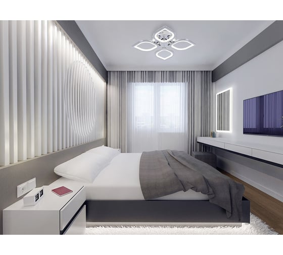 Потолочный светильник ESCADA 10223/4 LED*80W Chrome 10223/4LED
