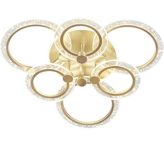 Потолочный светильник ESCADA 10225/6 LED*97W BL Gold 10225/6LED Gold