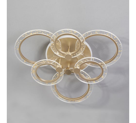 Потолочный светильник ESCADA 10225/6 LED*97W BL Gold 10225/6LED Gold