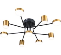 Потолочный светильник ESCADA 10235/9 LED*110W Black/Brass 10235/9LED