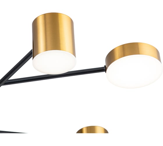 Потолочный светильник ESCADA 10235/9 LED*110W Black/Brass 10235/9LED