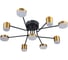 Потолочный светильник ESCADA 10235/9 LED*110W Black/Brass 10235/9LED 2