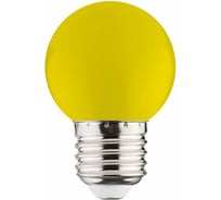 Светодиодная цветная лампа HOROZ ELECTRIC RAINBOW 1W Желтый E27 220-240V 001-017-0001 HRZ00002422