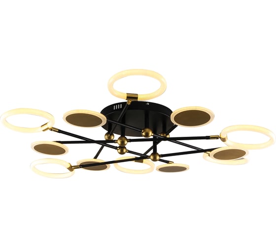 Потолочный светильник ESCADA 10247/12 LED*90W Black/Gold 10247/12LED