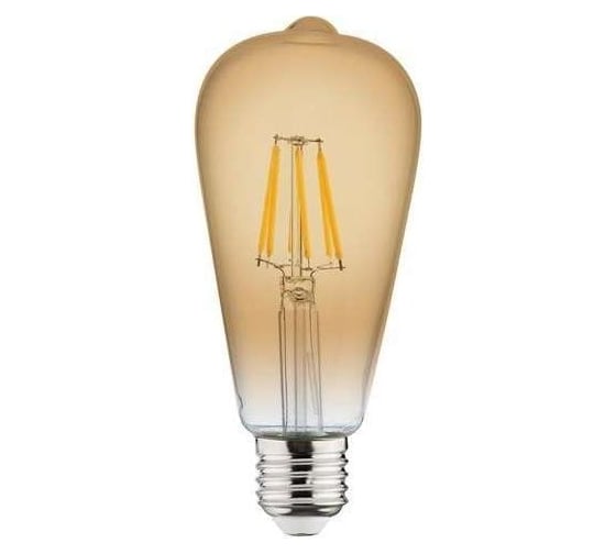 Светодиодная филаментная лампа HOROZ ELECTRIC RUSTIC VINTAGE-6 6W 2200K E27 220-240V 001-029-0006 HRZ00002343 1