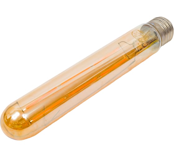 Светодиодная филаментная лампа HOROZ ELECTRIC RUSTIC TUBE-6 6W 2200K E27 220-240V 001-033-0006 HRZ00002479 1