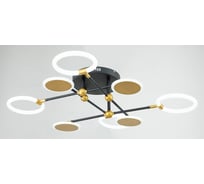 Потолочный светильник ESCADA 10247/8 LED LED*63W Black/Gold 10247/8LED