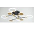 Потолочный светильник ESCADA 10247/8 LED LED*63W Black/Gold 10247/8LED 1
