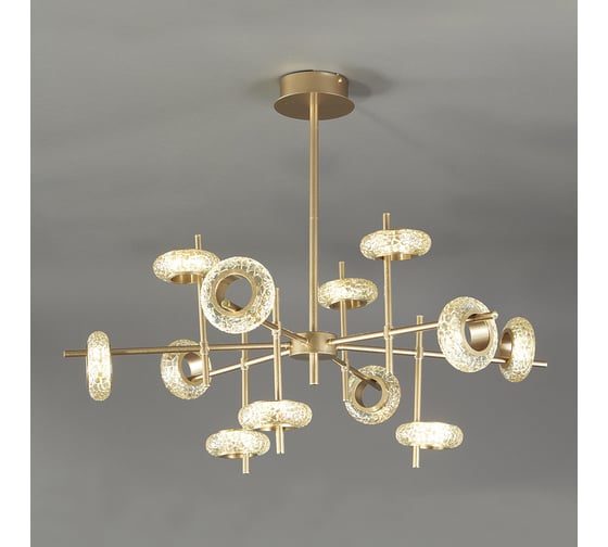 Потолочный светильник ESCADA 10252/12 LED*60W Champagne gold 10252/12LED Gold