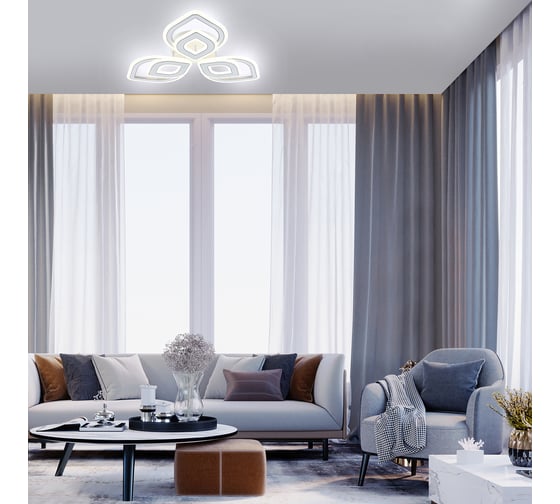 Потолочный светильник ESCADA 10262/3 LED*165W White 10262/3LED