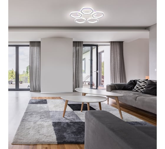 Потолочный светильник ESCADA 10263/5 LED*180+8W White 10263/5LED BL
