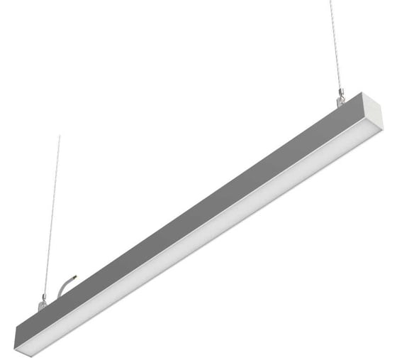 Линейный светодиодный LED светильник Инфинит для офисного и торгового освещения GT-Line-1000-40W-4000K-CRI80-IP20-M-PS 1