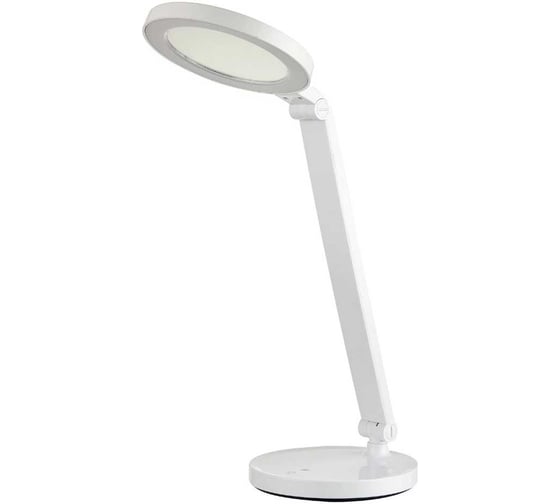 Настольный светильник Camelion KD-824 C01 белый LED 9Вт, 230В, сенсорный, регулировка яркости и цветовой температуры, с зеркалом 13524