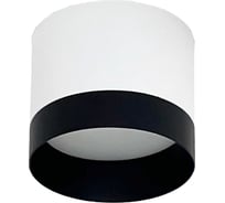 Накладной светильник truEnergy под лампу GX53 D82xH70мм IP20 белый+черный/алюминий 21029