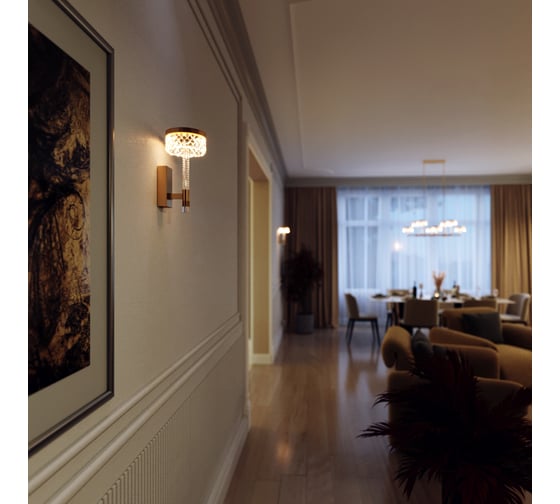Бра ODEON LIGHT LED 8 FIVRE 5032/8W 5032/8WL
