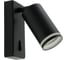 Настеный светильник FERON luna ml1620 35w, 230v, gu10, чёрный, 48810 1