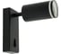 Настеный светильник FERON luna ml1620 35w, 230v, gu10, чёрный, 48810 11