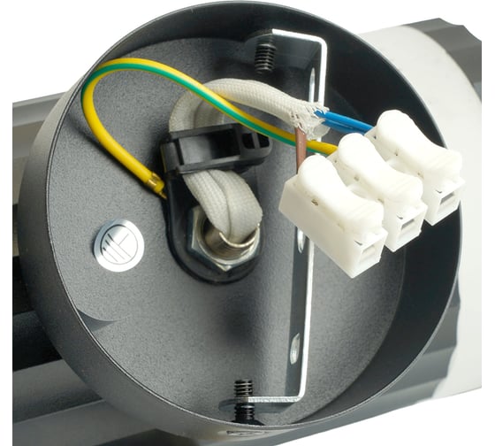 Настенный светильник FERON hl3690 olympus 12w, 230v, 2хgx53, чёрный ip20, 48680