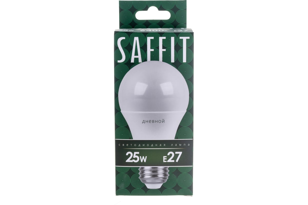 Светодиодная лампа SAFFIT 25W 230V E27 6400K, SBA6525 55089 - выгодная ...