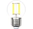 Светодиодная лампа Uniel LED-G45-5W/WW/E27/CL/MB GLM10TR. Форма «шар», прозрачная. UL-00002370 1