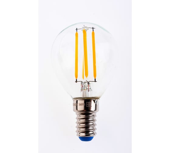 Светодиодная диммируемая лампа Uniel LED-G45-5W/WW/E14/CL/DIM GLA01TR. UL-00002866