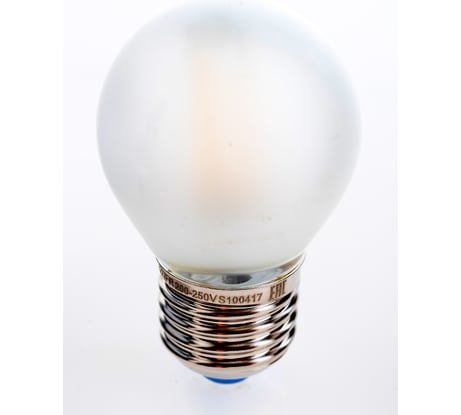 Светодиодная лампа Uniel LED-G45-6W/WW/E27/FR PLS02WH. Форма шар, матовая. UL-00000302