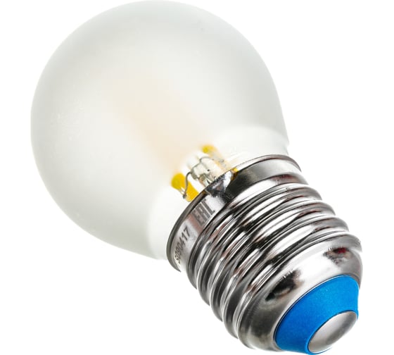 Светодиодная лампа Uniel LED-G45-6W/WW/E27/FR PLS02WH. Форма шар, матовая. UL-00000302
