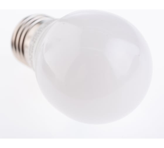 Светодиодная лампа Uniel LED-G45-6W/WW/E27/FR/MB PLM11WH. Форма «шар», матовая. UL-00002377