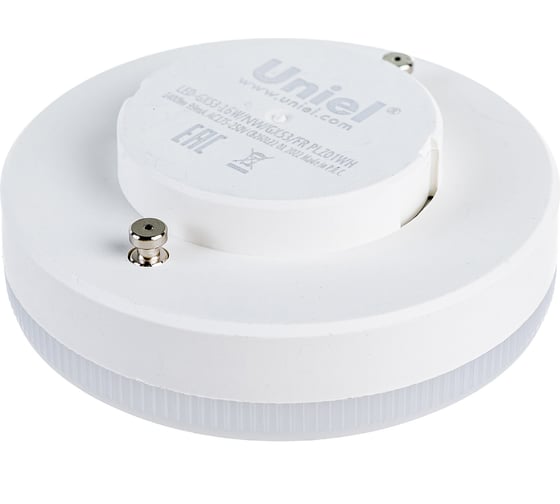 Светодиодная лампа Uniel LED-GX53-16W/NW/GX53/FR PLZ01WH, матовая. UL-00003725
