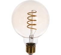 Светодиодная лампа Uniel LED-G95-4W/GOLDEN/E27/CW GLV21GO Vintage. UL-00001818