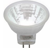 Светодиодная лампа Uniel LED-MR11-3W/NW/GU4/220V GLZ21TR, 220V. Прозрачная. UL-00001703
